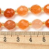 Natural Orange Botswana Agate Beads Strands G-N342-45-5