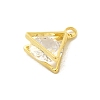 Real 18K Gold Plated Rack Plating Brass Micro Pave Cubic Zirconia Pendants Charms KK-S396-05D-2