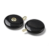 Natural Obsidian Pendants G-I391-02G-05-2