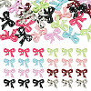 40Pcs 8 Colors Spray Painted Opaque Acrylic Beads MACR-TA0002-66-2