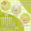 16pcs Transparent Plastic Box with Lid CON-FG0001-13-4