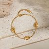 304 Stainless Steel Link Bracelets BJEW-G763-04G-1