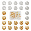  30Pcs 6 Style Brass Beads KK-TA0001-24-1