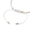 Glass Braided Bead Bracelets BJEW-JB11418-01-4