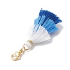 Christmas Polycotton(Polyester Cotton) Tassel Pendant Decorations HJEW-JM02610-4