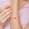 100Pcs 4 Styles Dyed Synthetic Coral Beads CORA-SP0001-18-6