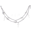 Alloy Shoe Decoration Double Chain AJEW-WH20048-20P-1
