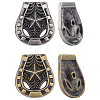 16Pcs 2 Colors Luggage Leather Belt Alloy Craft Solid Screw Rivets FIND-CP0002-64-6