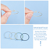 Unicraftale 80Pcs 4 Styles 316 Surgical Stainless Steel Wine Glass Charms Rings STAS-UN0053-44-5