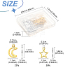 50Pcs Tibetan Style Alloy Charms TIBEP-FS0001-30-4