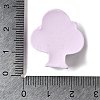 Lilac Cute Opaque Resin Cabochons RESI-L046-A03-3