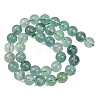 Natural Green Fluorite Beads Strands G-K340-A03-10mm-01-3