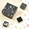 12Pcs Star Print Paperboard Jewelry Gift Boxes CON-FS0001-25-2