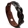 Imitation Leather Braided Cord Bracelets PW-WG88911-08-1