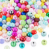 160Pcs 8 Styles Mixed Styles Acrylic Beads FACR-TA0001-13-3