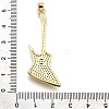 Rack Plating Brass Micro Pave Cubic Zirconia Pendants KK-K401-61B-G-3