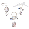 Alloy Pendant Decoration & Brooch Findings Kits HJEW-HY00012-1