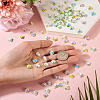 200Pcs Flower Opaque Resin Cabochons CRES-TA0001-73-7