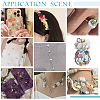 96Pcs 6 Styles Natural Shell Buttons BUTT-PH0001-45-5