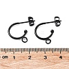 304 Stainless Steel Half Hoop Earrings STAS-Z028-B02-B-02-3