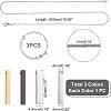 DIY Rectangle Pendant Necklace Making Kits DIY-UN0003-52-3