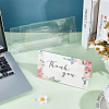 Name Plastic Table Top Display Stand ODIS-WH0070-86C-5