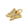 Brass Micro Pave Cubic Zirconia Pendants KK-H487-14G-2