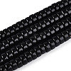 Opaque Solid Color Glass Beads Strands GLAA-N026-3x6mm-11-1