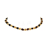 Natural Amber Nuggets Beaded Necklaces for Women NJEW-JN06041-2
