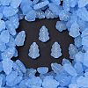 Frosted Transparent Acrylic Beads OACR-P029-04B-04-1