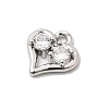 Brass Micro Pave Cubic Zirconia Pendants KK-L258-11P-03-2