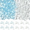 50Pcs 2 Colors Transparent Acrylic Pendants MACR-YW0004-33-2