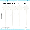 24Pcs Transparent Acrylic Stirring Rods AJEW-FG0003-15A-2