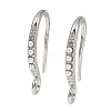 Brass Earring Hooks KK-B137-15P-02-1