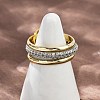 Brass Micro Pave Cubic Zirconia Finger Rings RJEW-D325-01PG-07-1