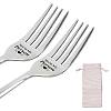 CREATCABIN 2Pcs 410 Stainless Steel Forks AJEW-CN0001-25D-1