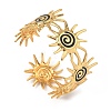 304 Stainless Steel Enamel Cuff Bangles for Women SA-B005-02G-2