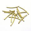 Brass Tube Beads KK-A143-35A-C-RS-1