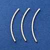 925 Sterling Silver Curved Tube Beads LS-STER-H112-07B-2