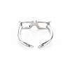 Men's Alloy Cuff Finger Rings RJEW-N029-035-2