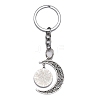 Alloy Pendant Keychains KEYC-WH0027-52-2