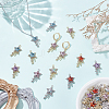 60Pcs 2 Colors Rack Plating Alloy Acrylic Pendants FIND-SC0023-33-4
