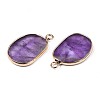 Natural Amethyst Pendants G-S359-317C-3