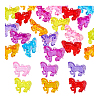 55Pcs Transparent Acrylic Pendants OACR-PH0004-58-6