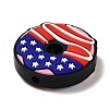 Independence Day Silicone Focal Beads SIL-R147-01F-2