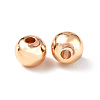 Rack Plating Brass Beads KK-E070-01C-G-1