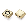 Plating Acrylic Beads PACR-Q010-04AG-3