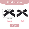 Bowknot Polyester Brooches JEWB-WH0028-68C-2
