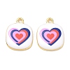 Printed Brass Pendants KK-CBAF9BC-08G-02-1