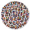 50Pcs PVC Waterproof Animals Stickers PW-WG5BC42-01-2